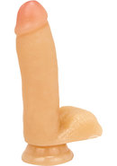 Coverboy The Surfer Dude Dildo With Balls 6.75in - Vanilla