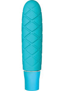 Luxe Cozi Siliconemini Vibrator - Aqua